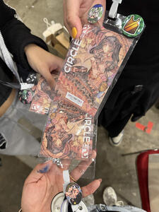 Our artist pass for CF22, with identifying name pins!